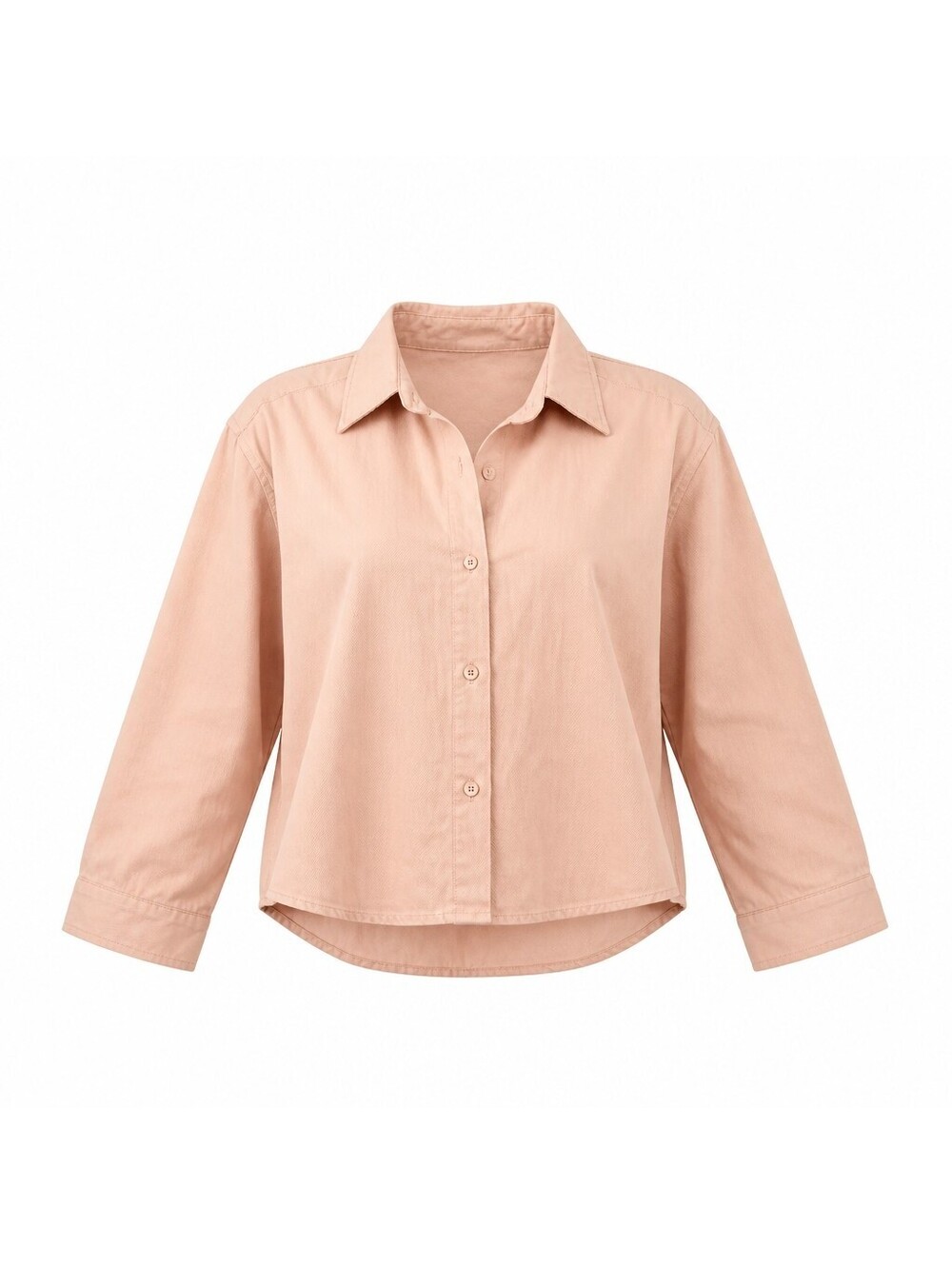 Siwa Light Pink Button-Up Shirt with Heart Tag